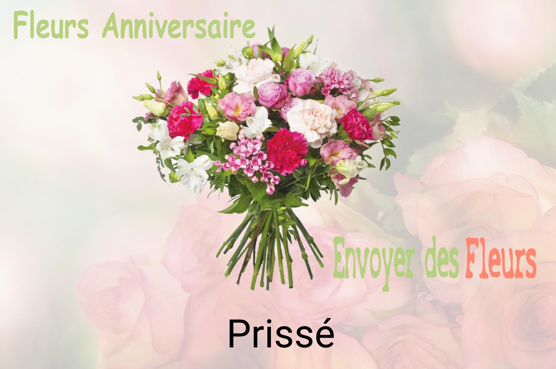 Bouquet de fleurs d’anniversaire livré à Prissé